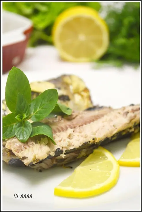Сардины по-сицилийски с мятой и чесноком.: шаг 3