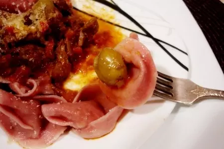 Сappellacci dei brigante или шляпы разбойников с мясным рагу.: шаг 13