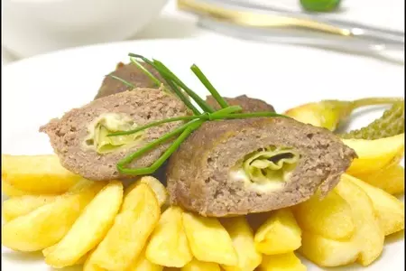 Котлеты из баранины с маринованным перцем и сыром.: шаг 6