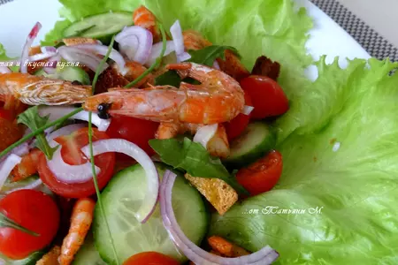 Еnsalada de мar // испанский салат с креветками: шаг 5