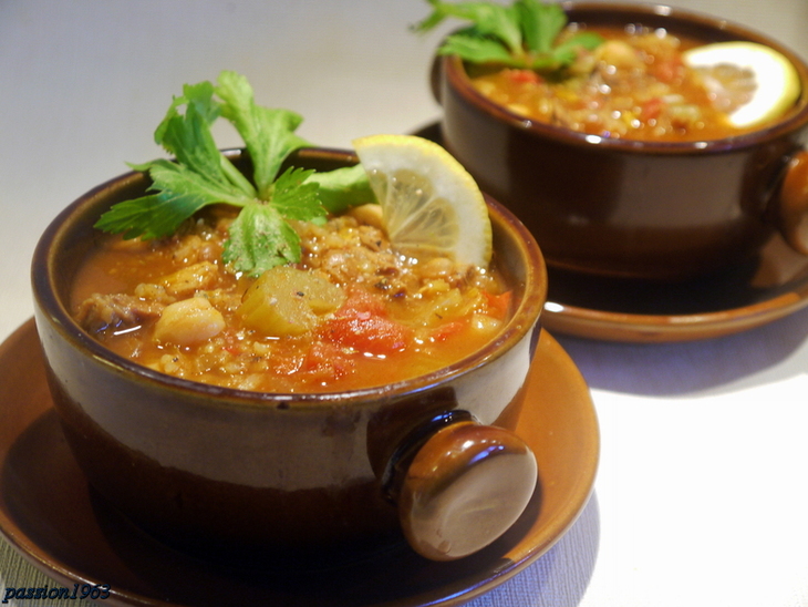 Марокканская харира (пряный нутово-чечевичный суп): шаг 5