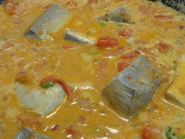 Махи-махи с красным карри по тайски: шаг 7