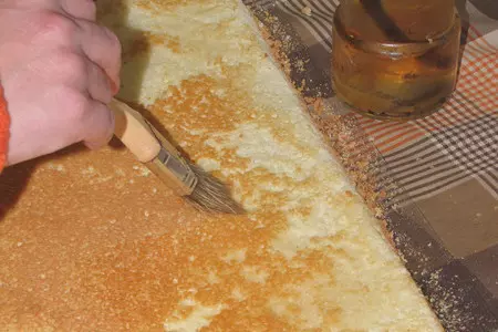 Бюш с каштаном и ежевикой: шаг 5