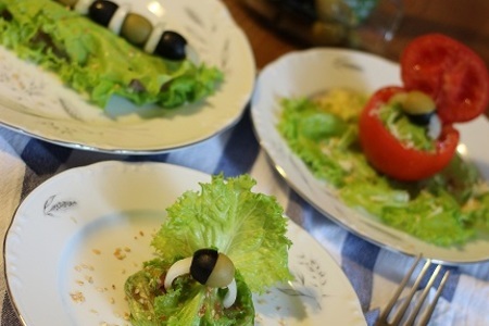 Средиземноморский салат "дамам - кольца, мужчинам - браслеты": шаг 9