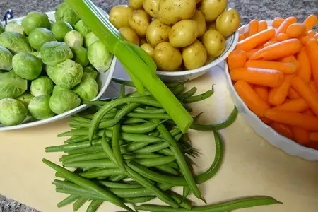 Баранина с овощами: шаг 1