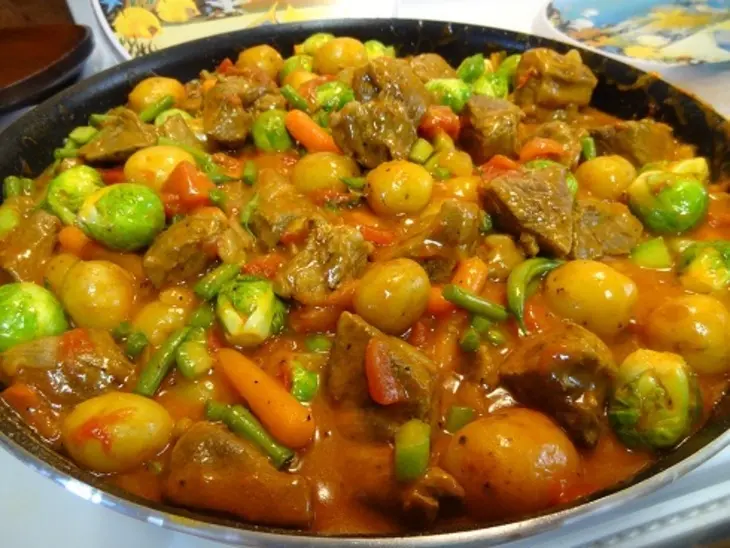 Баранина с овощами: шаг 6