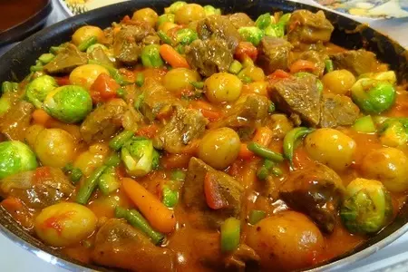 Баранина с овощами: шаг 6