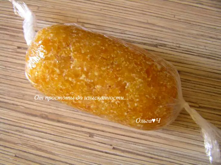 Батончик из кураги с кунжутом и кешью: шаг 4