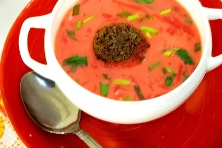 "підбиваний" борщ с чесночными крутонами ( тест –драйв): шаг 7