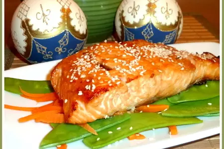 Лосось терияки с овощами: шаг 9