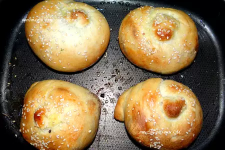 Пирожки с двумя начинками: шаг 6