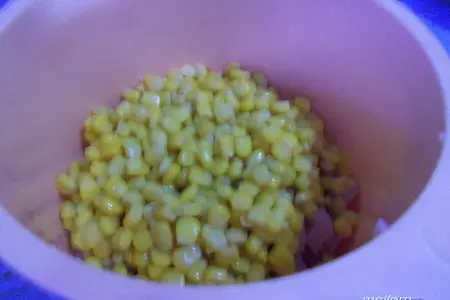 Салат с яичными блинчиками: шаг 4