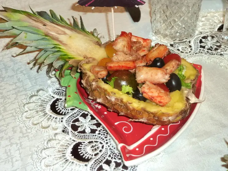 Салат "новый год со вкусом лета": шаг 8