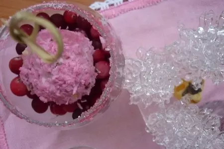 Клюквенные пирожные-конфетки "новогодняя витаминка": шаг 8