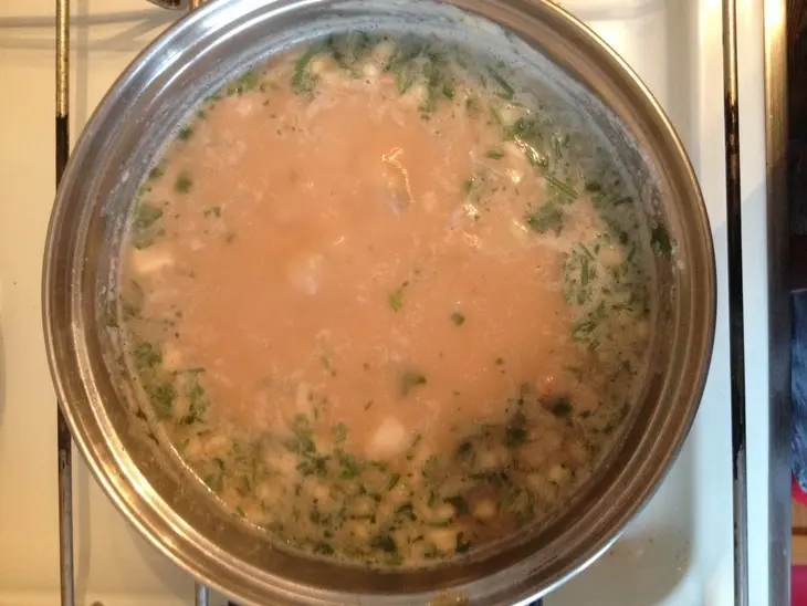 Суп из морепродуктов: шаг 8