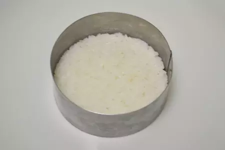 Салат с рисом, овощами и сыровяленым мясом..: шаг 2