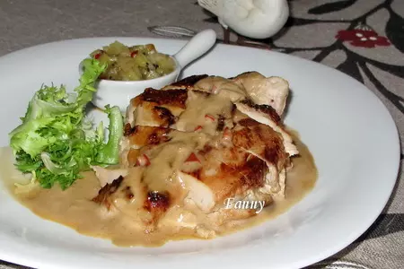 Цыпленок в кокосовом маринаде с сальсой из ананаса и киви: шаг 7