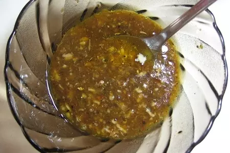 Курица, фаршированная фасолью с макаронами: шаг 2