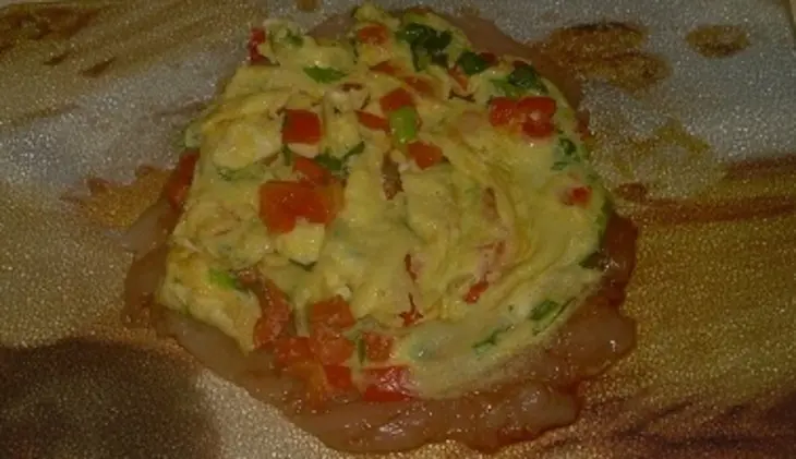 Рулетики из куриного филе с овощами: шаг 6