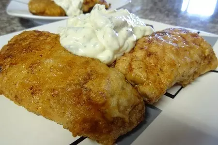 Жареный тунец под чесночным соусом: шаг 7