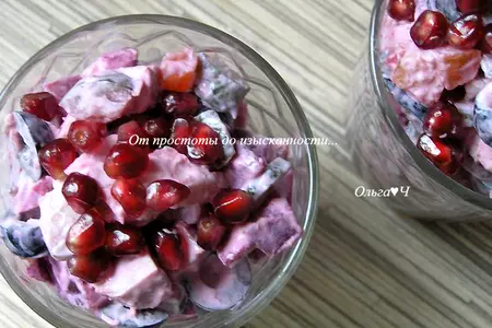 Свекольный фьюжн-салат с запеченной свининой и курагой: шаг 5