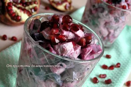 Свекольный фьюжн-салат с запеченной свининой и курагой: шаг 6