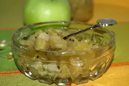 Конфитюр из яблок и киви. тест-драйв.: шаг 5
