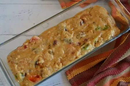 Апельсиновый кекс с марципаном: шаг 6