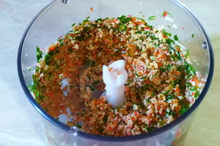 Творожный крем с крабовыми палочками: шаг 4