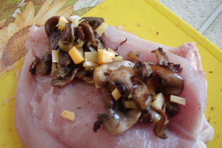 Куриные грудки, фаршированные грибами. тест-драйв.: шаг 2