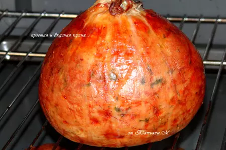 Новогодний мясной шар: шаг 6