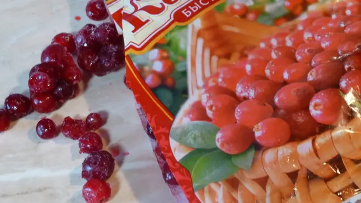 Десерт клюквенное искушение для двоих (по мотивам   riskrem-норвежского рождественского  десерта): шаг 2