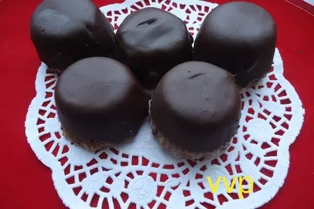 Ежевично-трюфельные пирожные: шаг 6