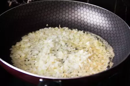 Ризотто с зеленым горошком, мятой и запеченной рыбой: шаг 2
