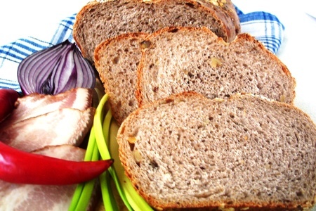 Хлеб мультизлаковый с грецким орехом.: шаг 16