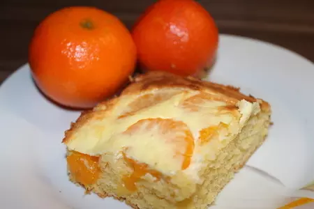 Мандариновый пирог: шаг 1