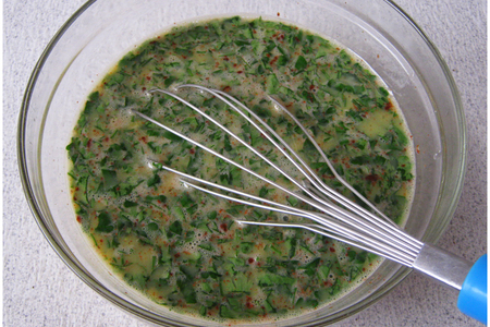 Яичная запеканка с брокколи, цветной капустой и фрикадельками из форели: шаг 2