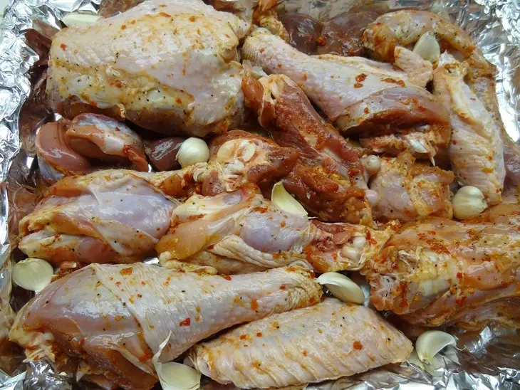 Индейка с аджикой и картофелем: шаг 2