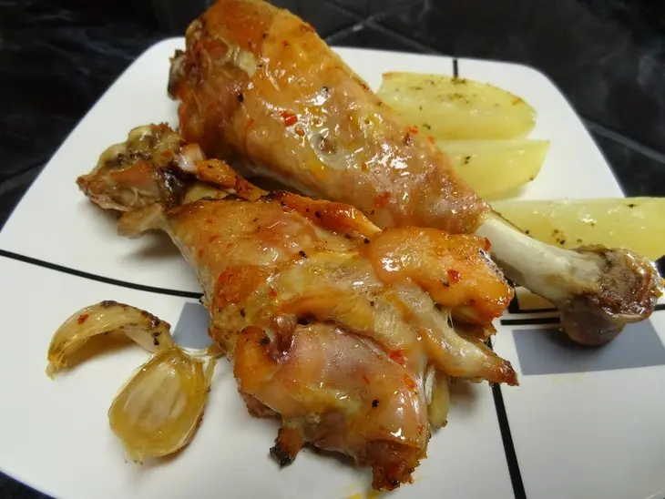 Индейка с аджикой и картофелем: шаг 7