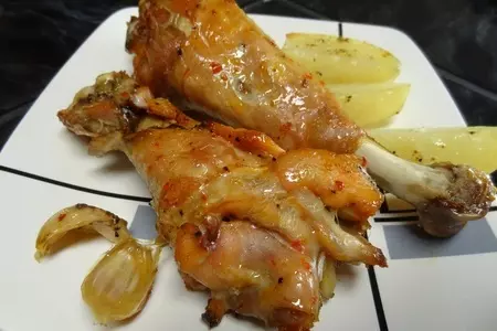 Индейка с аджикой и картофелем: шаг 7