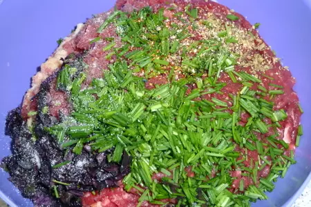 Мясные биточки, фаршированные сыром (кинокулинарный фм): шаг 1