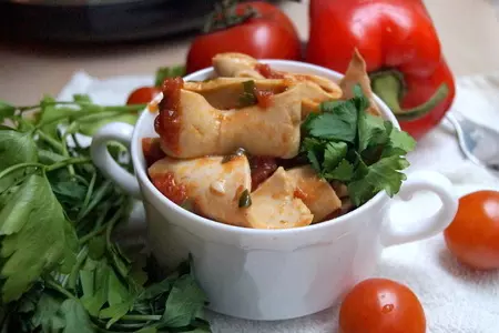 Кальмары по-гречески в томатном соусе: шаг 7