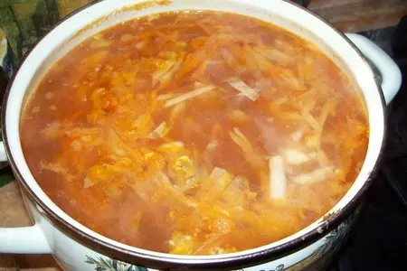 Щи не с лягушками, а с фасолью.: шаг 2