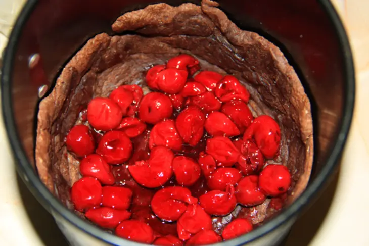 Чизкейк "triple "c" (cognac, cherry, chocolate): шаг 7