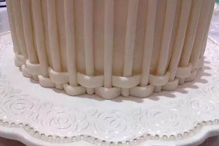 Торт "корзина с цветами": шаг 10