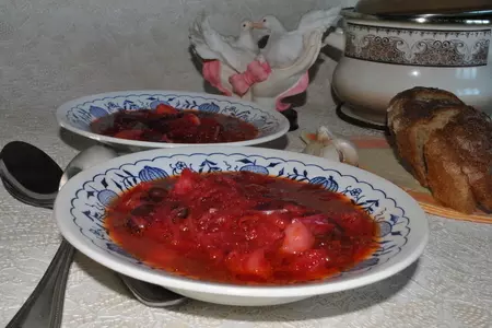 Салат раисы захаровны и постный борщ семьи кузякиных (кино-кулинарный фм): шаг 8