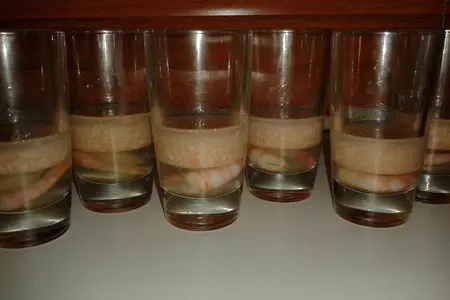 Канапе с клюквенным желе на рыбном бульоне.: шаг 8