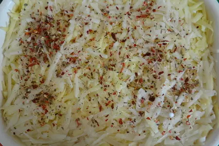 Куриная печень, запеченная с картофелем и беконом: шаг 5