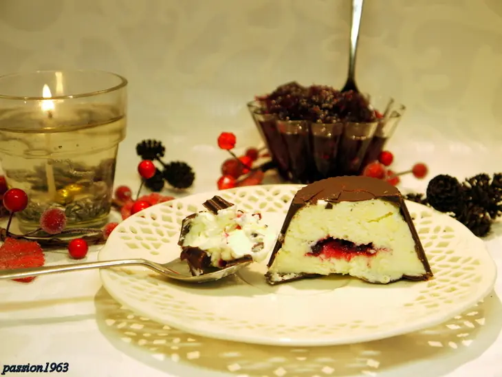 Глазированные сырки с домашним клюквенным джемом: шаг 6