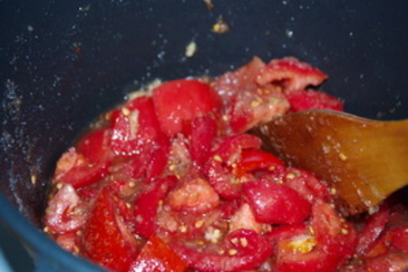 Варенье из томатов ( "день варенья" из мульт маша и медведь): шаг 3